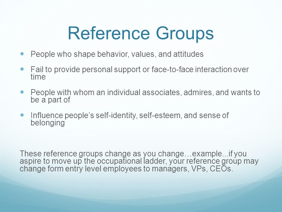 What Is a Reference Group in Sociology?
