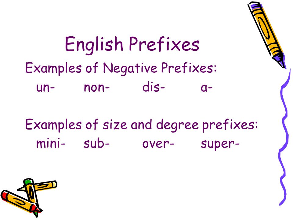 Dis non. Префикс non в английском языке. Отрицательные приставки в английском. Non приставка в английском. Negative prefixes examples.