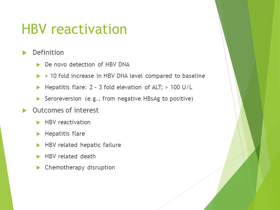 Hepatitis B Virus Reactivation During Immunosuppressive Drug Therapy Ppt Download