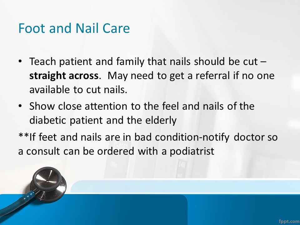 Patient Nail and Foot care by DPMI Students - YouTube