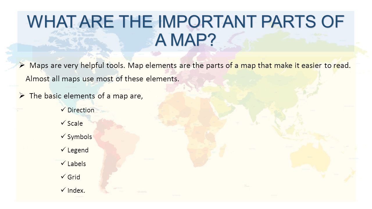 What Are The Map Map Elements Project 01 - Lesson Ppt Video Online Download