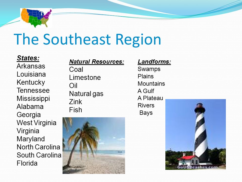 Southeast Region Natural Resources