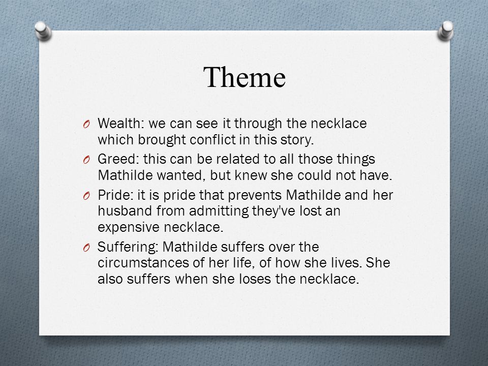 Analysis of the Short Story The Necklace Guy de Maupassant - ppt video  online download