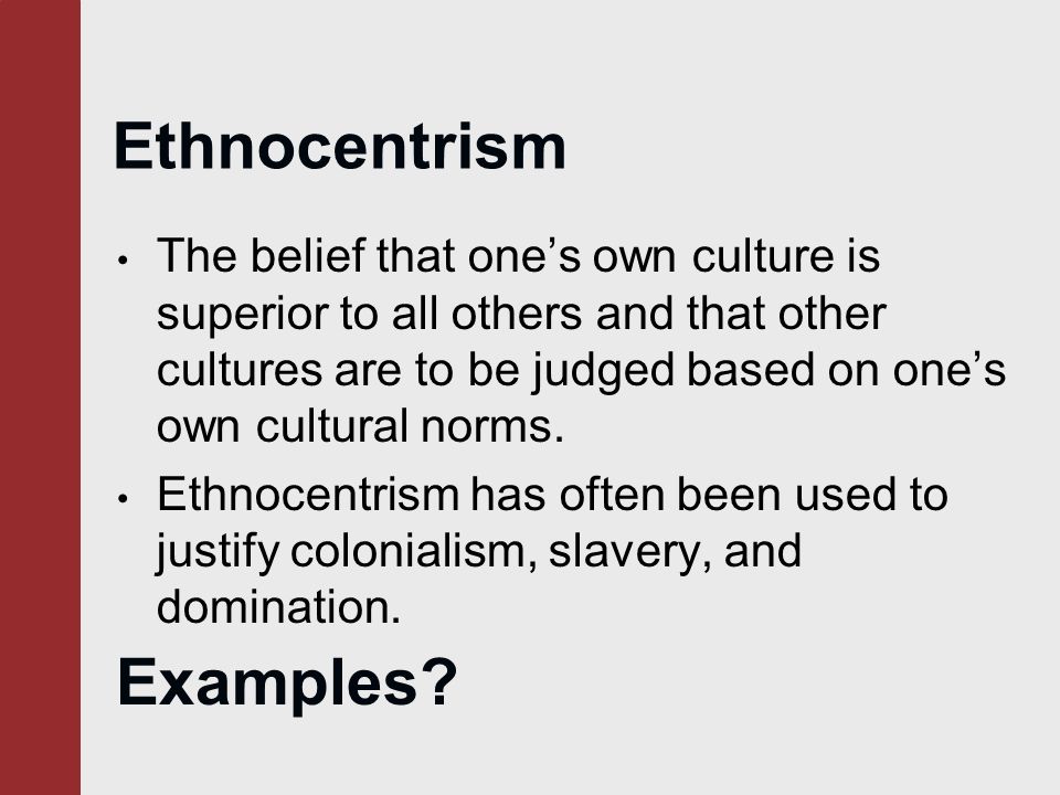 forms of ethnocentrism