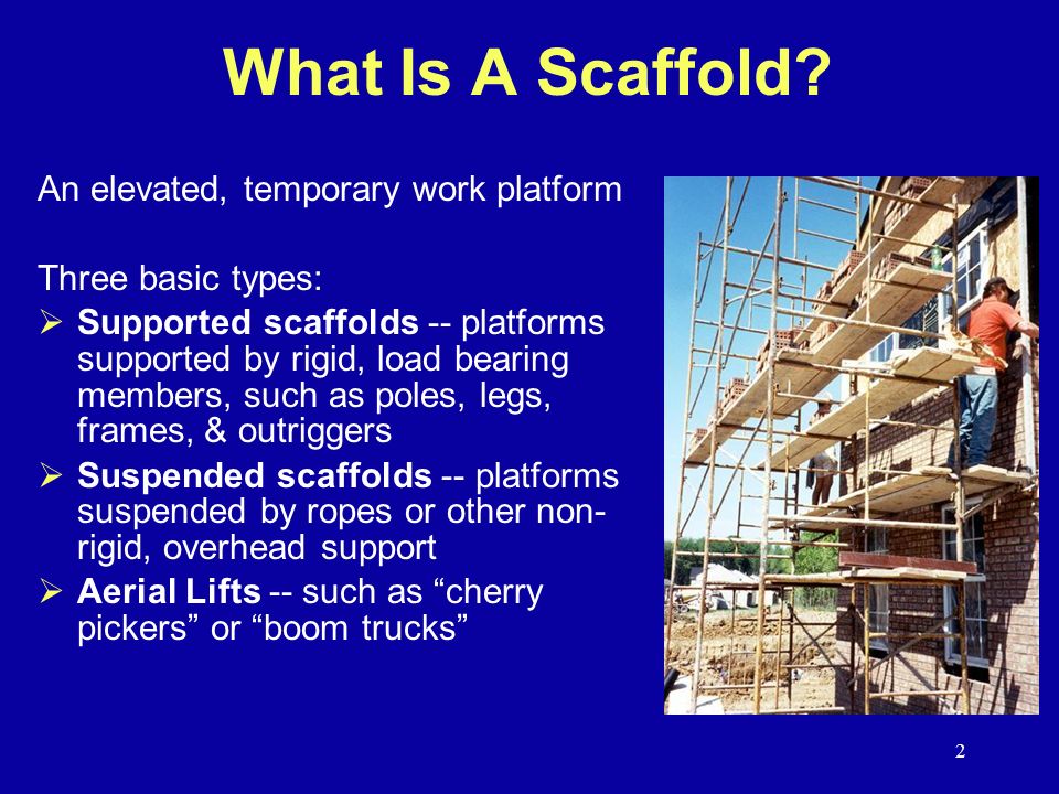 Scaffolds 1926 Subpart L Scaffolding Ppt Video Online Download