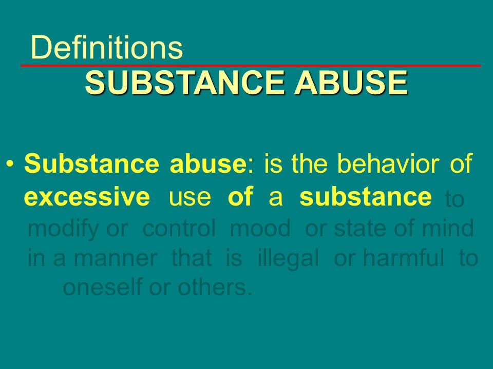 SUBSTANCE ABUSE prevention - ppt video online download