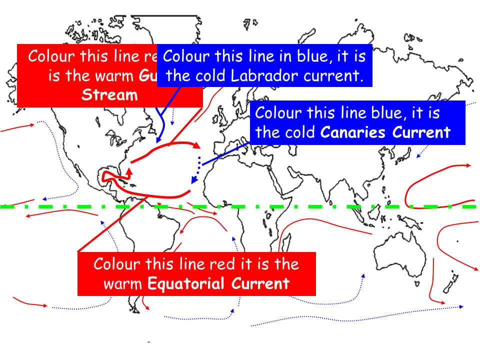 Colour this line red, it is the warm Gulf Stream