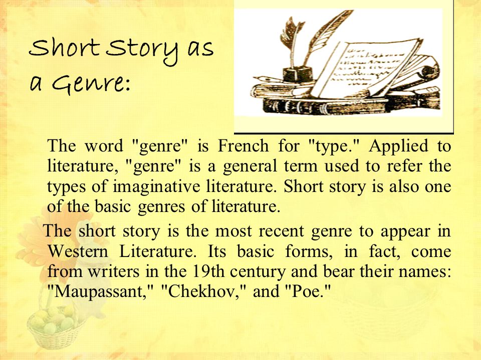 INTRODUCTION TO SHORT STORY - ppt video online download
