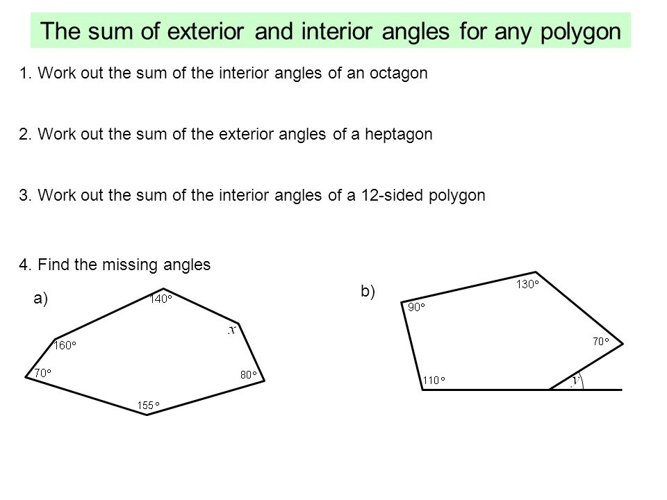 Polygons A Polygon Is A Shape Made From Only Straight Edges