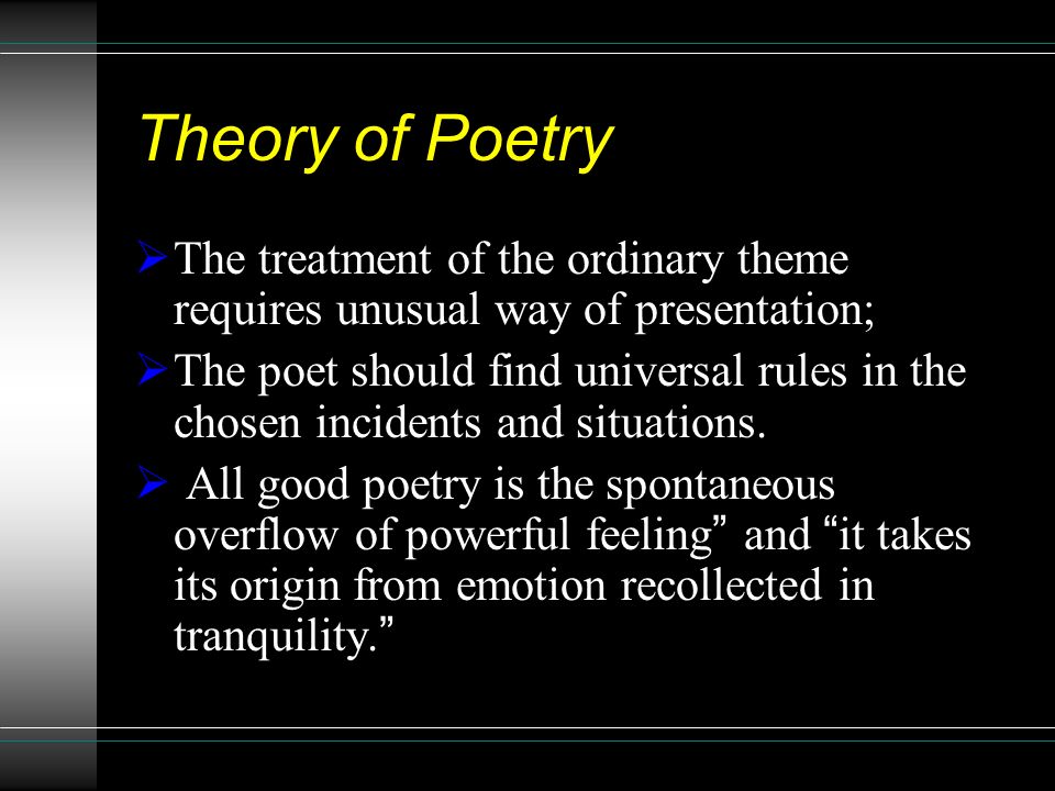 William Wordsworth Poet and Poems. - ppt video online download