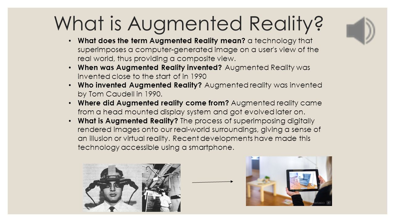 Augmented Reality power point - ppt download