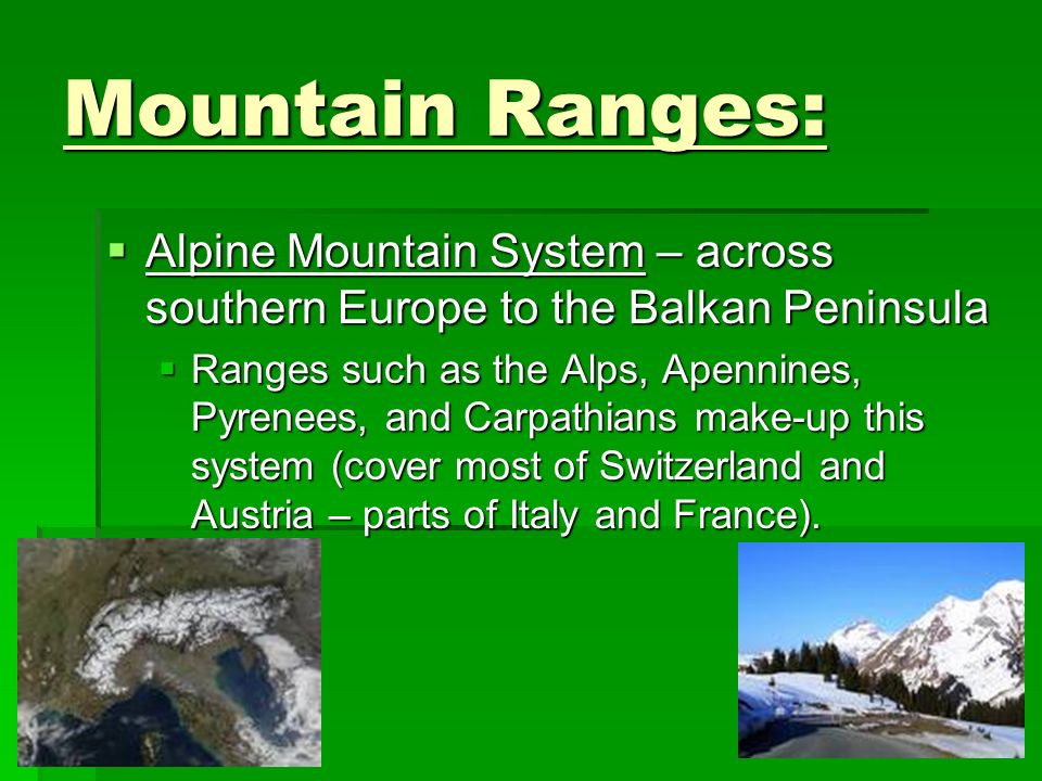 The Physical Geography Of Europe And Russia Ppt Video Online Download