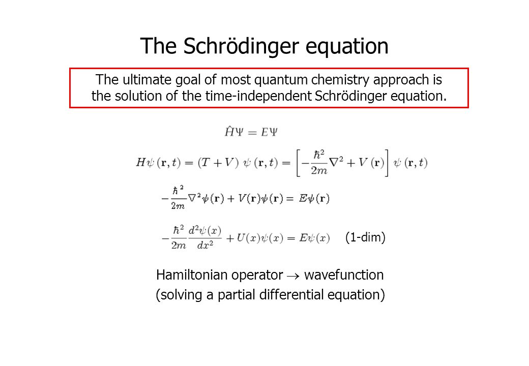 schrodinger equation chemistry schrodinger equation chemistry