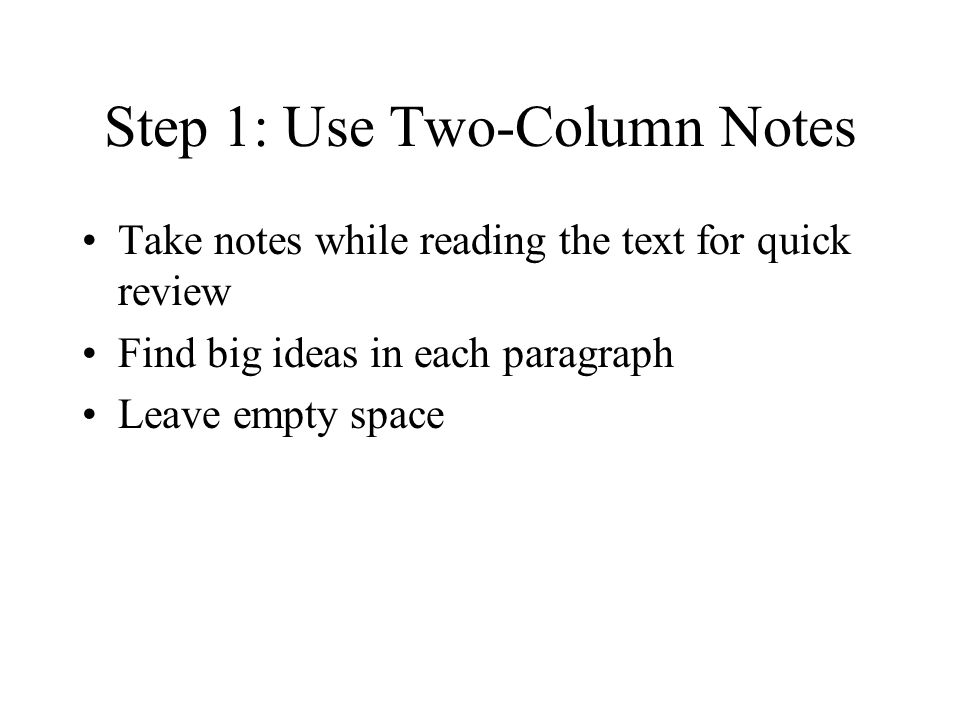 how to write a summary step by step