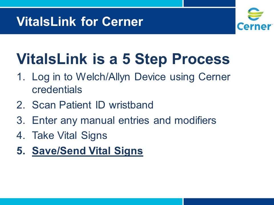 VitalsLink is a 5 Step Process