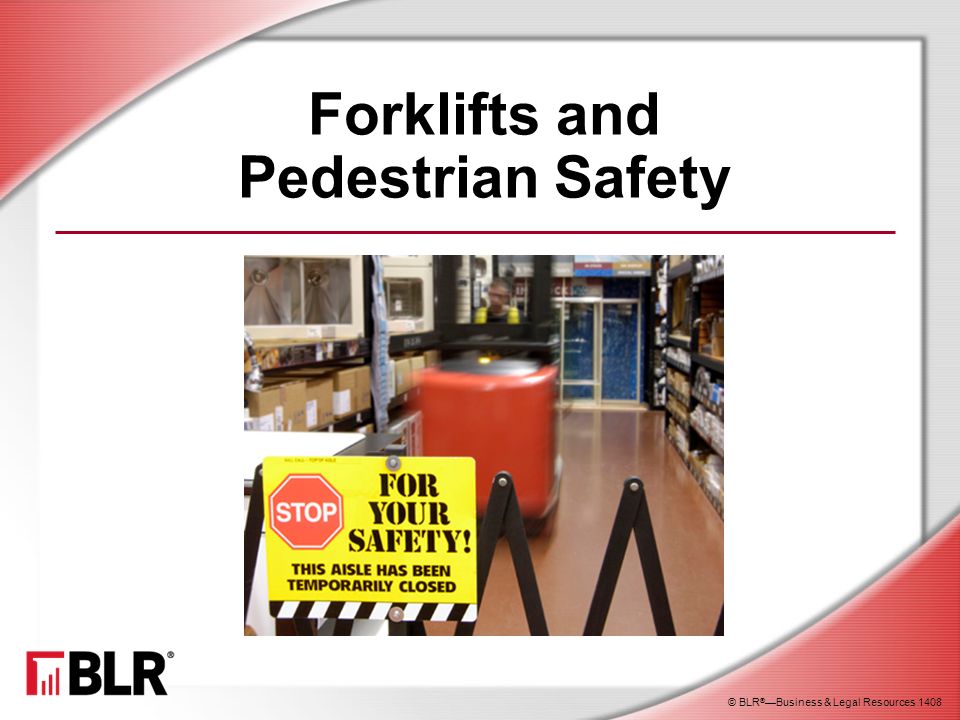 Forklifts And Pedestrian Safety Ppt Video Online Download