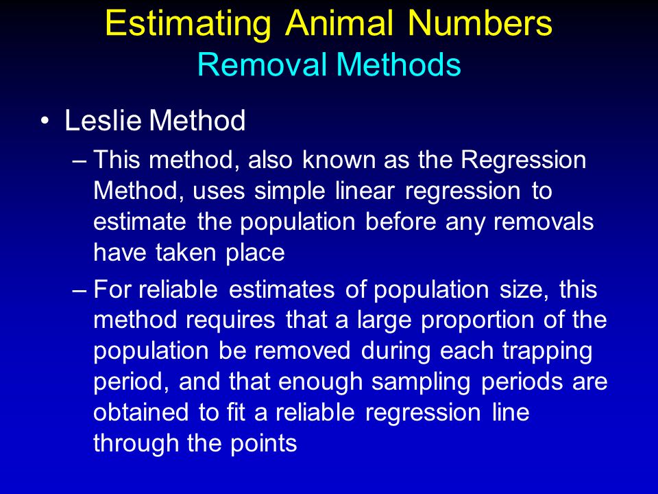 Estimating Animal Numbers - ppt video online download