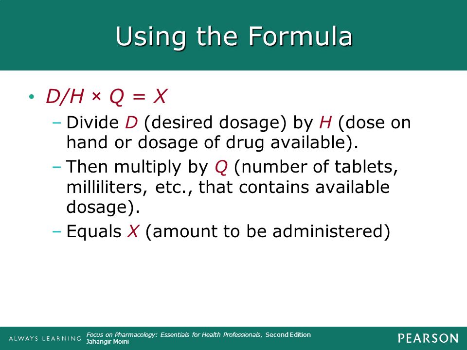 7 Adult And Pediatric Dosage Calculations Ppt Download
