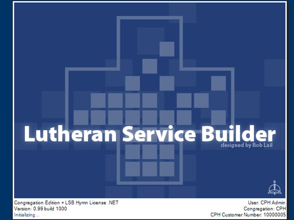 lutheran service builder license