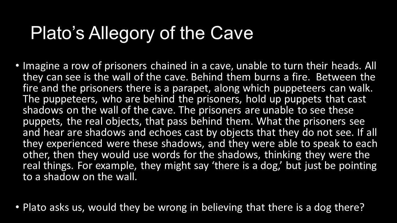 Allegory Of The Cave Quotes Explained
