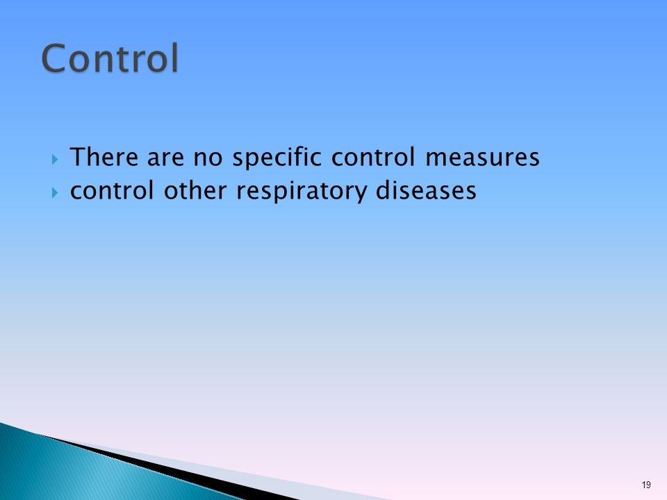 Control There are no specific control measures