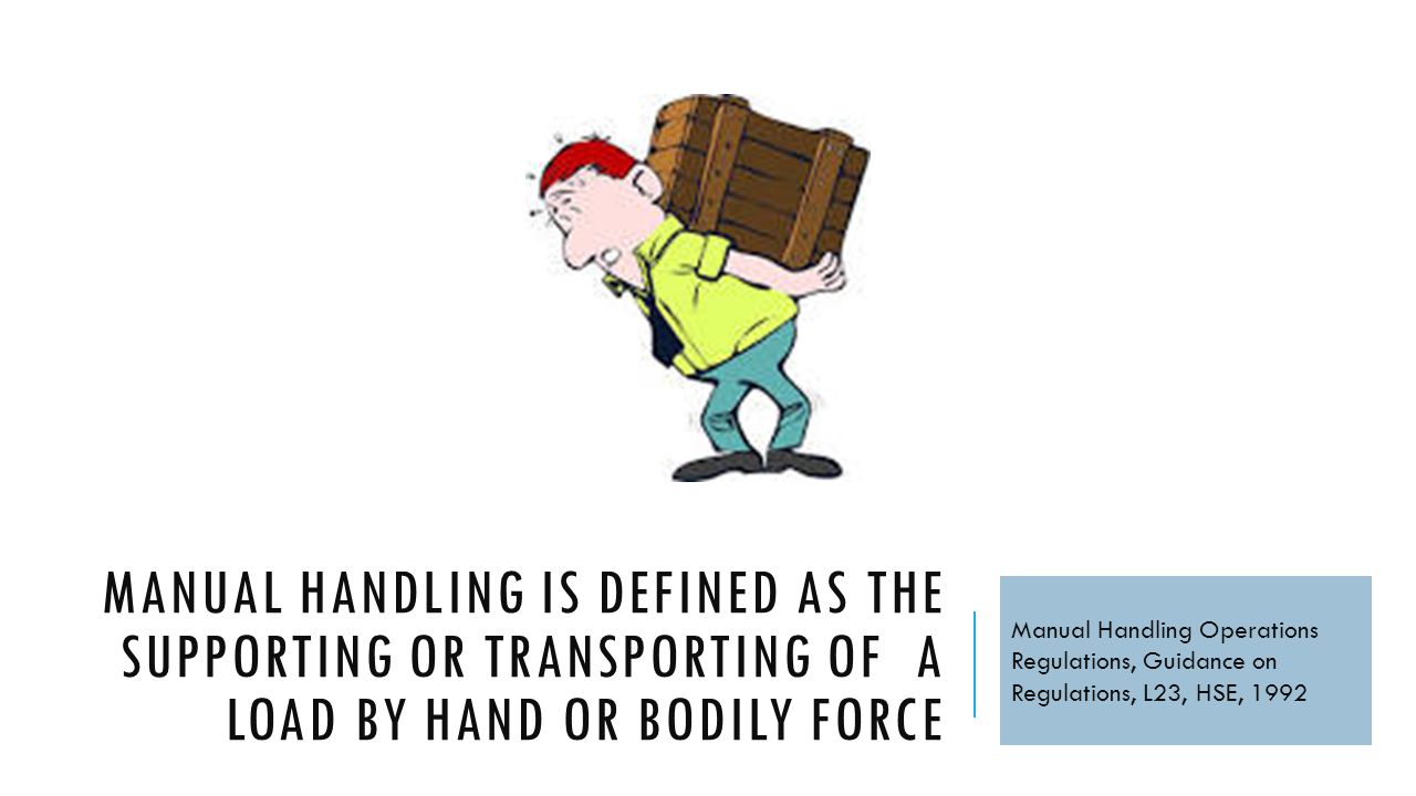 Managing Manual Handling Ppt Video Online Download