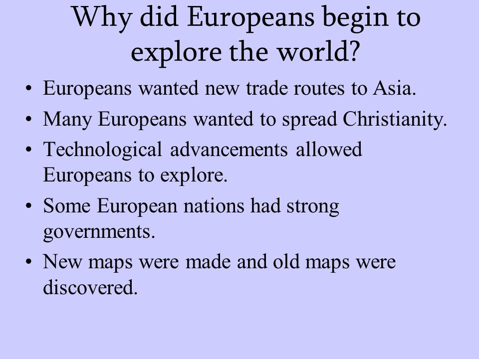 how did the age of exploration begin