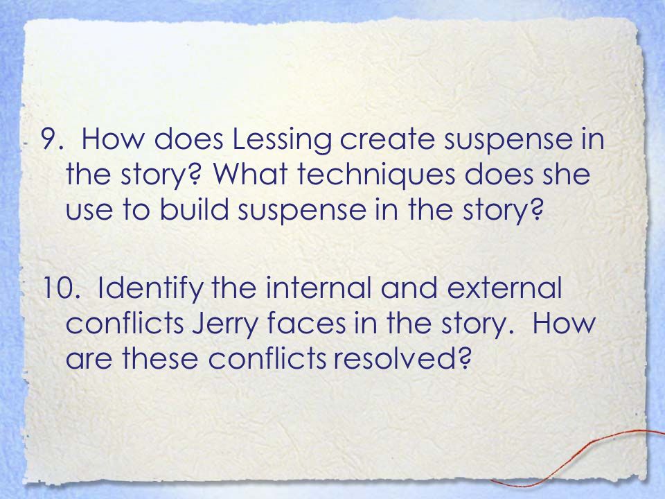 Through the Tunnel Doris Lessing. ppt download