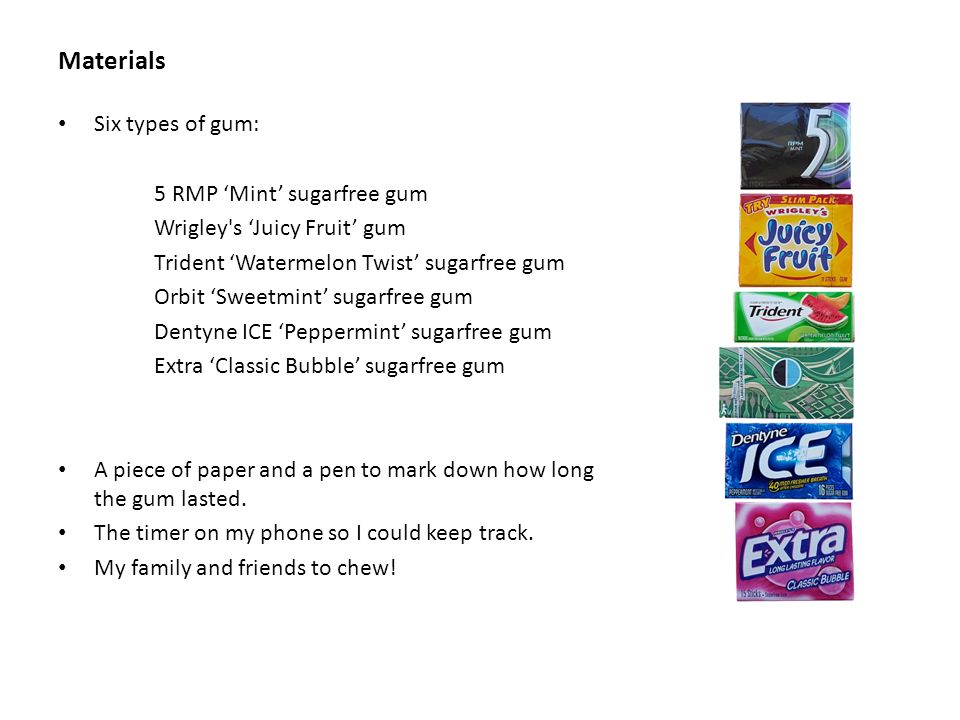 Which bubble gum brand lasts the longest? by Ava Platt - ppt ...