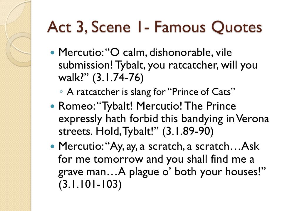 Romeo and Juliet Act 3 Notes. - ppt video online download