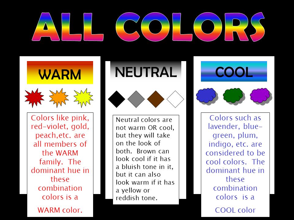 Color Wheel Ppt Video Online Download If you draw a line down the center of the color wheel, you can easily identify which are which. color wheel ppt video online download