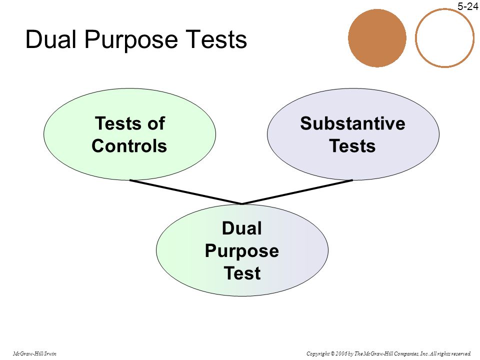 Dual purpose. Test of Controls in Audit. Control Test.