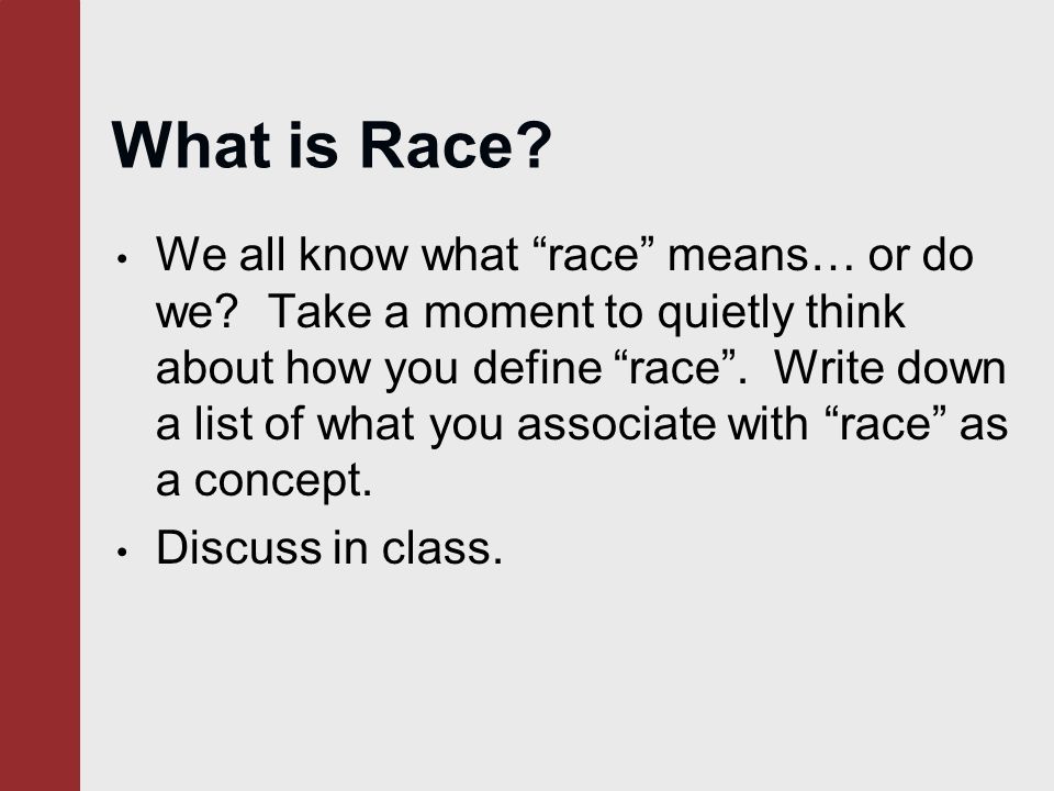 Chapter 12 Pt 3 Race Ppt Download