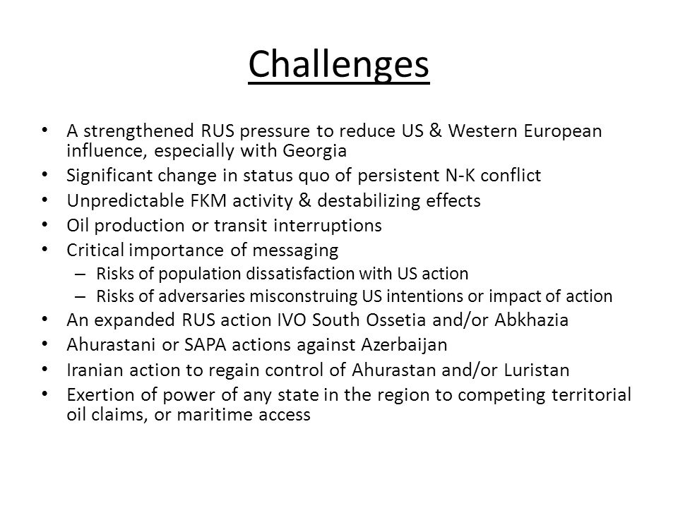 strategic estimate of the caucasus region powerpoint