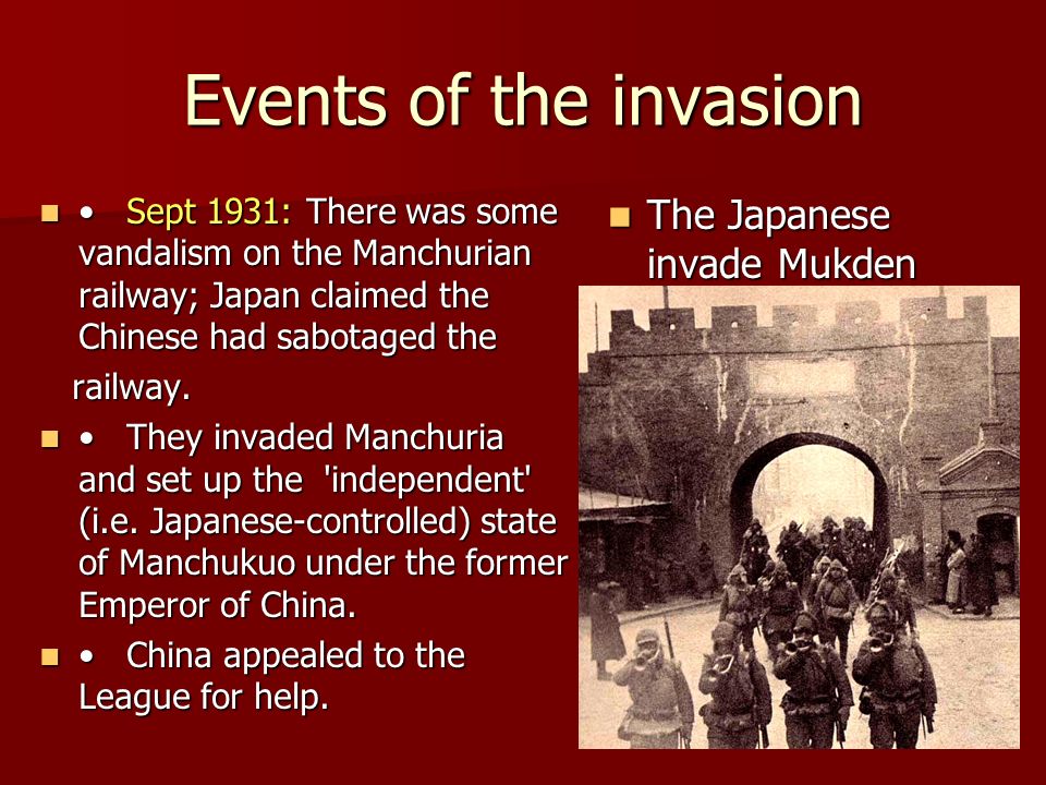 Revision: The Manchurian Incident - ppt download