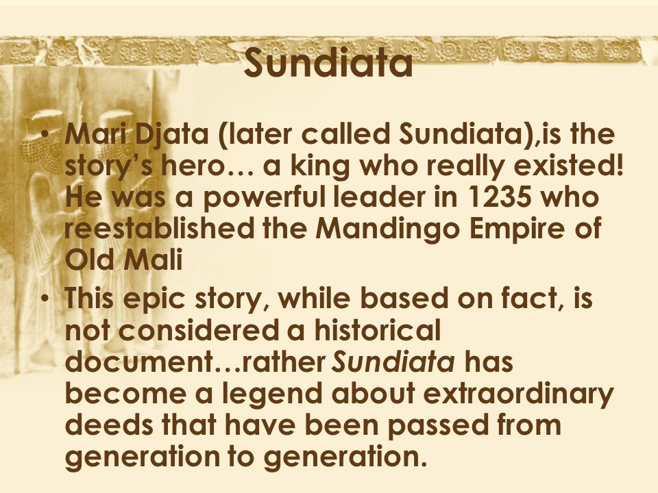the story of sundiata