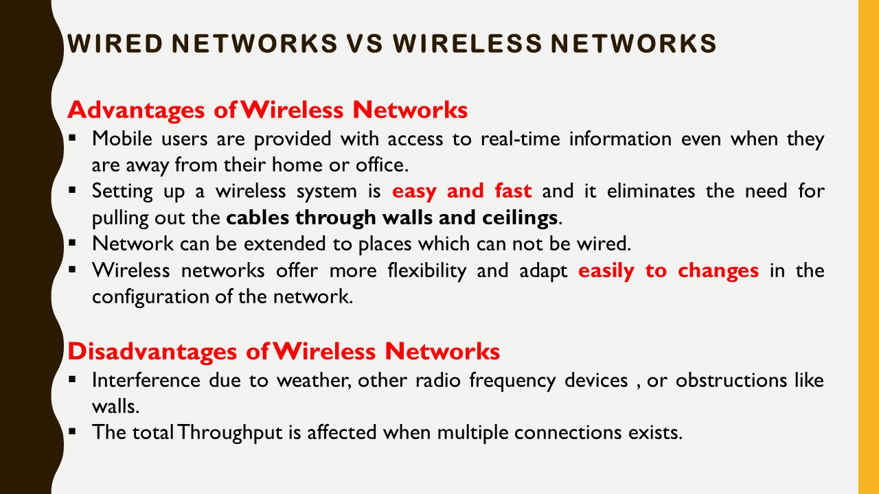 Wired vs Wireless Networks - Advantages, Disadvantages, Meaning