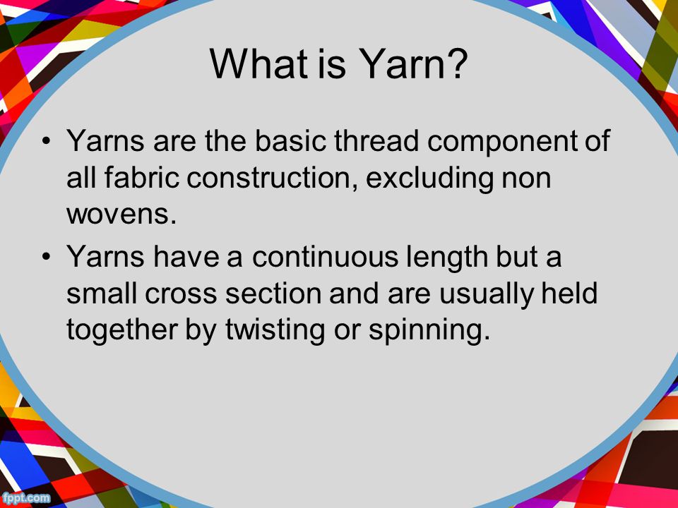 Yarn Definition, Types & Properties - Video & Lesson Transcript