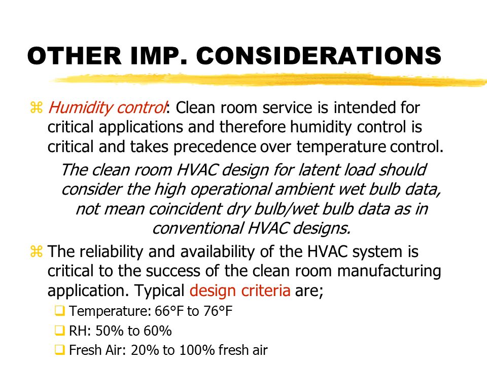 Clean Rooms Hvac System Ppt Video Online Download