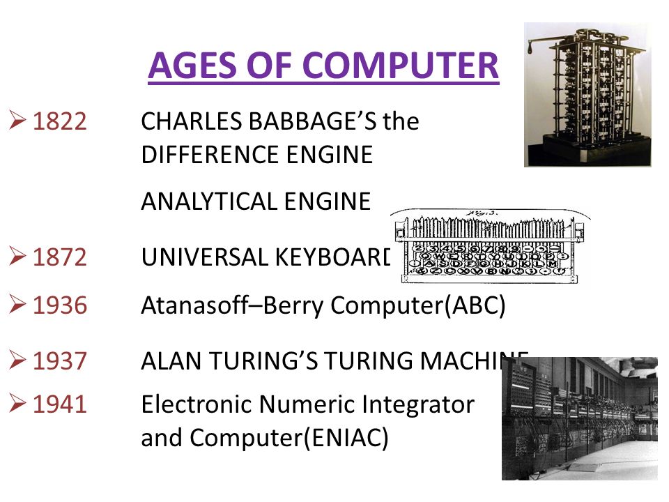 ages of computer history