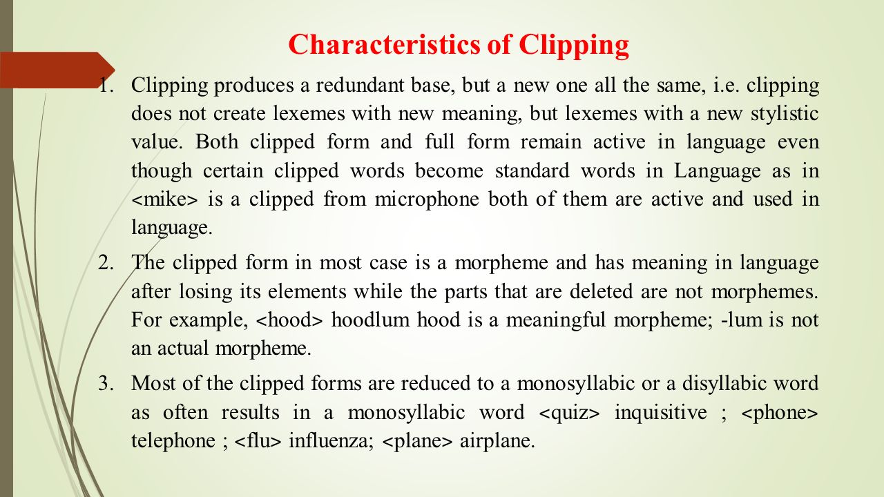 Clipping in English and Arabic - ppt video online download