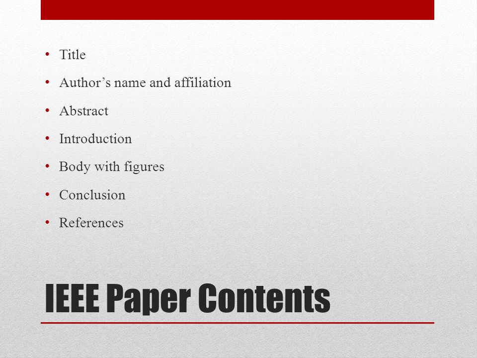 Research Paper Sections Ppt Download