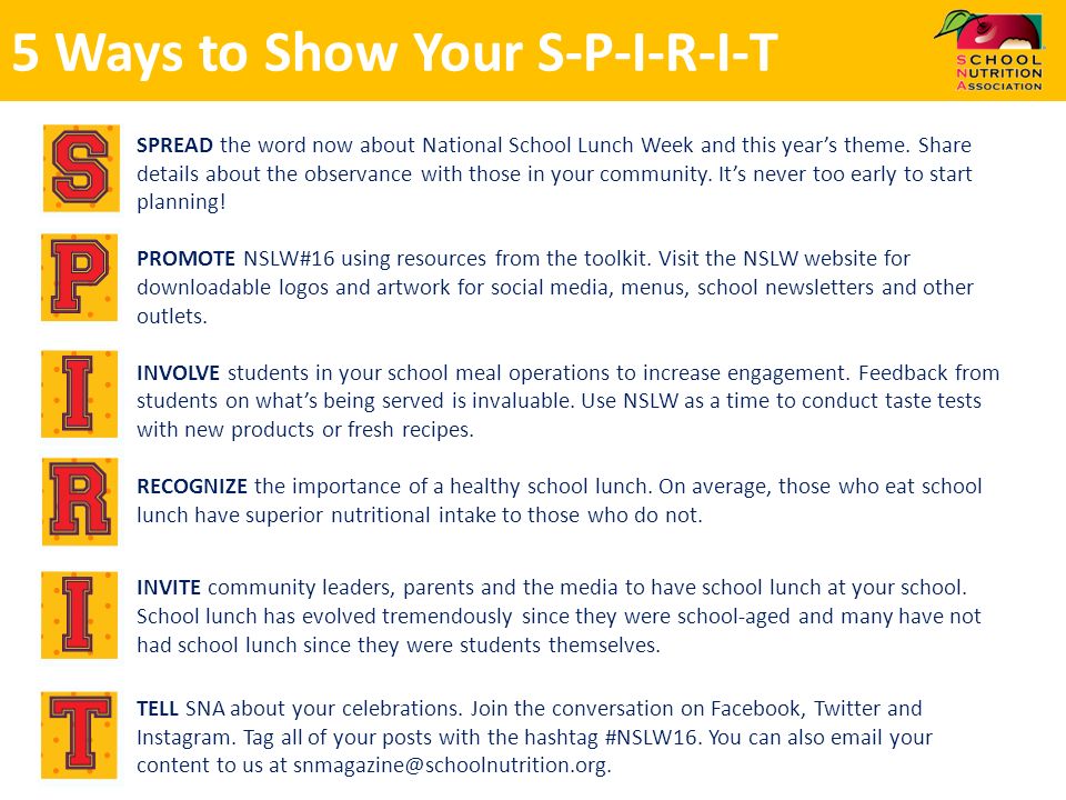 5 Ways to Show Your S-P-I-R-I-T