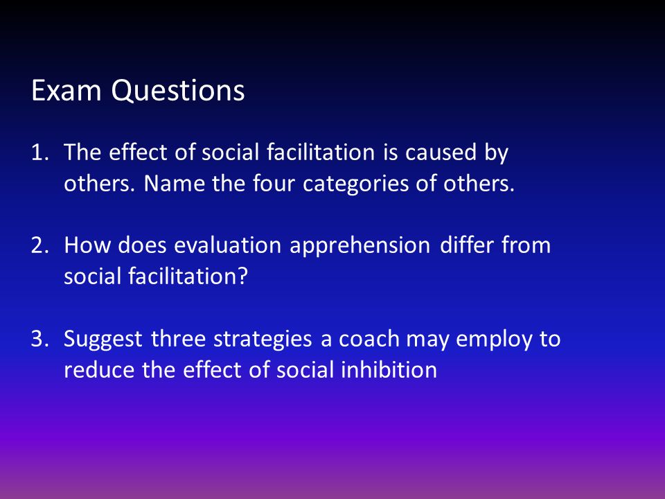 evaluation apprehension psychology definition