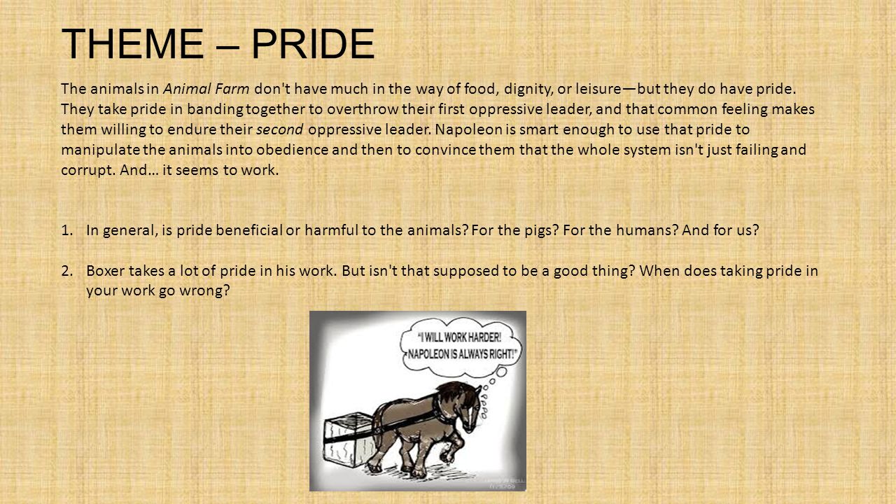ANIMAL FARM – QUOTES, THEMES, AND DISCUSSION QUESTIONS ADAPTED FROM - ppt  download