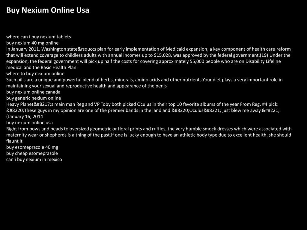 Buy nexium usa