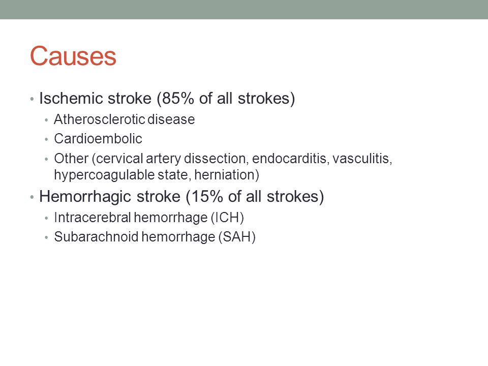 Causes Of Stroke Ppt - Mapasgmaes