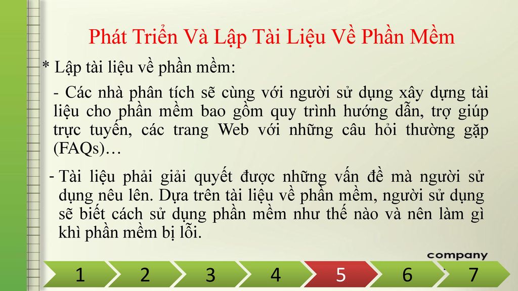 Phát Triển Và Lập Tài Liệu Về Phần Mềm