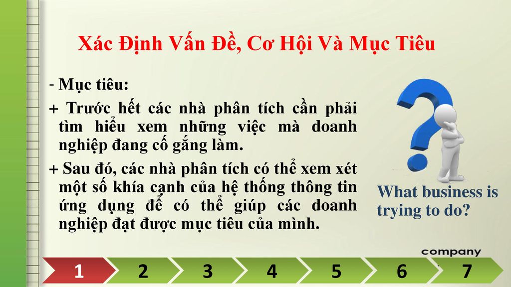 Xác Định Vấn Đề, Cơ Hội Và Mục Tiêu