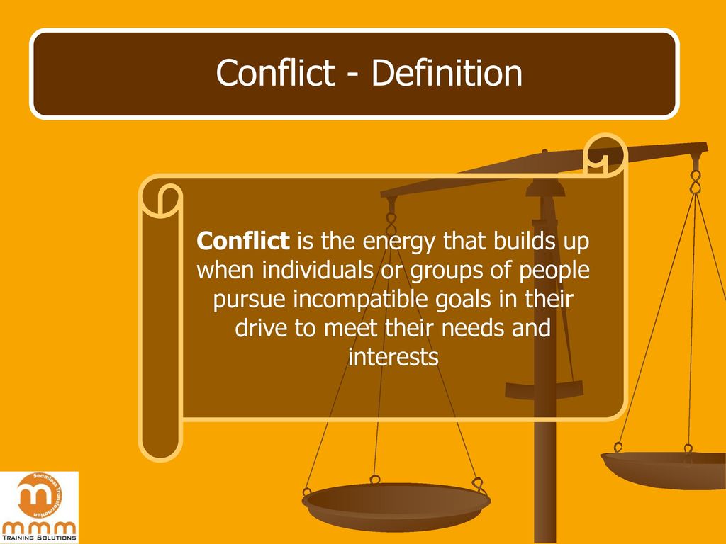 Conflict - Definition.